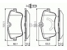 BOSCH 0 986 424 517 stabdžių trinkelių rinkinys, diskinis stabdys 
 Techninės priežiūros dalys -> Papildomas remontas
003 420 25 20, 003 420 26 20, 003 420 45 20