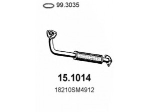 ASSO 15.1014 išleidimo kolektorius 
 Išmetimo sistema -> Išmetimo vamzdžiai
18210SM4010, 18210SM4020, 18210SM4912