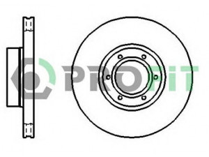PROFIT 5010-1067 stabdžių diskas 
 Dviratė transporto priemonės -> Stabdžių sistema -> Stabdžių diskai / priedai
4500098, 7700302128, 4020600QAD