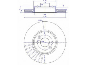 CAR 142.547 stabdžių diskas 
 Stabdžių sistema -> Diskinis stabdys -> Stabdžių diskas
77.00.426.389, 77.01.205.086, 77.01.205.230