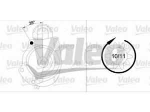 VALEO 433306 starteris 
 Elektros įranga -> Starterio sistema -> Starteris
580289, 5802-40, 5802-89, 5802-A7