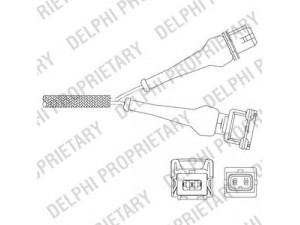 DELPHI ES11041-12B1 lambda jutiklis 
 Variklis -> Variklio elektra
3547001, 9207998