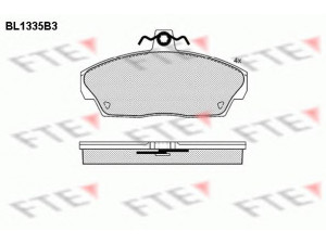 FTE BL1335B3 stabdžių trinkelių rinkinys, diskinis stabdys 
 Techninės priežiūros dalys -> Papildomas remontas
SFP100360