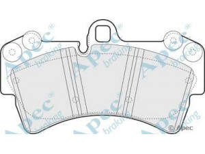APEC braking PAD1317 stabdžių trinkelių rinkinys, diskinis stabdys 
 Techninės priežiūros dalys -> Papildomas remontas
4L0698151A, 7L0698151G, 7L0698151J