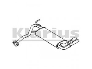KLARIUS MA246K galinis duslintuvas 
 Išmetimo sistema -> Duslintuvas
KF1640100B, KF3540100, KF35401009A