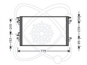 ELECTRO AUTO 30R0065 kondensatorius, oro kondicionierius 
 Oro kondicionavimas -> Kondensatorius
8200332852