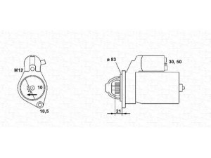 MAGNETI MARELLI 943253106010 starteris 
 Elektros įranga -> Starterio sistema -> Starteris
1202148, 90512467, 90519331