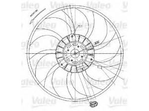 VALEO 698424 ventiliatorius, radiatoriaus 
 Aušinimo sistema -> Oro aušinimas
4415579, 4501134, 7701209232, 4501134
