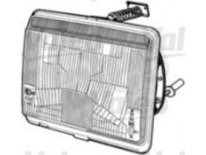 VALEO 061329 priekinis žibintas 
 Kėbulas -> Priekinis žibintas/dalys -> Priekinis žibintas/įterp.
620541