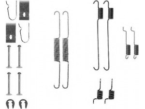 PAGID X0222 priedų komplektas, stabdžių trinkelės 
 Stabdžių sistema -> Būgninis stabdys -> Dalys/priedai