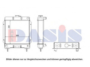 AKS DASIS 440489N radiatorius, variklio aušinimas