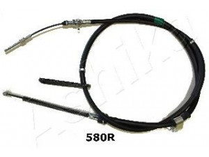 ASHIKA 131-05-580R trosas, stovėjimo stabdys 
 Stabdžių sistema -> Valdymo svirtys/trosai
MB256869