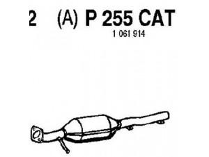 FENNO P255CAT katalizatoriaus keitiklis 
 Išmetimo sistema -> Katalizatoriaus keitiklis
BM90722H, 1061914, 1123494