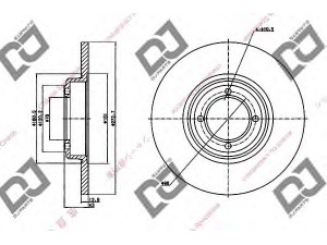 DJ PARTS BD1186 stabdžių diskas 
 Dviratė transporto priemonės -> Stabdžių sistema -> Stabdžių diskai / priedai
424642, 424684, 4246B2, 7851531000