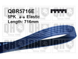QUINTON HAZELL QBR5716E V formos rumbuoti diržai 
 Techninės priežiūros dalys -> Techninės priežiūros intervalai
LF5115908