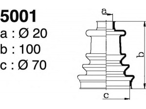 DEPA 5001 gofruotoji membrana, kardaninis velenas 
 Ratų pavara -> Gofruotoji membrana
4215015, 7509702, 82463084