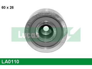 LUCAS ENGINE DRIVE LA0110 kreipiantysis skriemulys, V formos rumbuotas diržas 
 Diržinė pavara -> V formos rumbuotas diržas/komplektas -> Laisvasis/kreipiamasis skriemulys