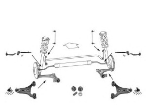 MEYLE WG0539600 vairavimo mechanizmas; rato pakaba 
 Ašies montavimas/vairavimo mechanizmas/ratai -> Prekių paieška pagal schemą