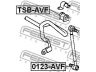 FEBEST 0123-AVF šarnyro stabilizatorius 
 Ašies montavimas/vairavimo mechanizmas/ratai -> Stabilizatorius/fiksatoriai -> Savaime išsilyginanti atrama
54618-CY00A, 48820-47010, 54830-0U000