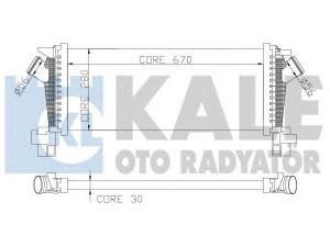 KALE OTO RADYATÖR 344700 tarpinis suslėgto oro aušintuvas, kompresorius 
 Variklis -> Oro tiekimas -> Įkrovos agregatas (turbo/superįkrova) -> Tarpinis suslėgto oro aušintuvas
1302 148, 13311080, 1302 148, 13311080