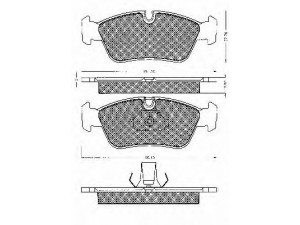 BSF 10587 stabdžių trinkelių rinkinys, diskinis stabdys 
 Techninės priežiūros dalys -> Papildomas remontas
34111164498, 34111164500, 34116752482