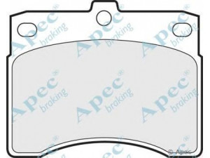 APEC braking PAD586 stabdžių trinkelių rinkinys, diskinis stabdys 
 Techninės priežiūros dalys -> Papildomas remontas
0449187, 04491-87501, 04491-87501-000