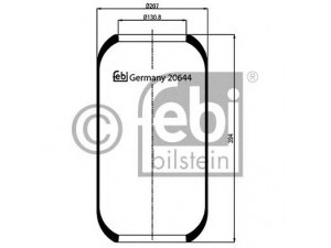 FEBI BILSTEIN 20644 dėklas, pneumatinė pakaba 
 Pakaba -> Pneumatinė pakaba
0689 677, 0696 229, 689 677, 696 229