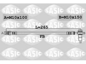SASIC 6606170 stabdžių žarnelė 
 Stabdžių sistema -> Stabdžių žarnelės
1K0611776, 561611776, 5C0611776