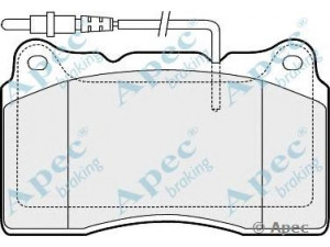 APEC braking PAD1434 stabdžių trinkelių rinkinys, diskinis stabdys
425255, 9404252548, 425207, 425254