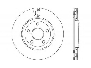 OPEN PARTS BDA2674.20 stabdžių diskas 
 Dviratė transporto priemonės -> Stabdžių sistema -> Stabdžių diskai / priedai
04779712AA, K04779712AA