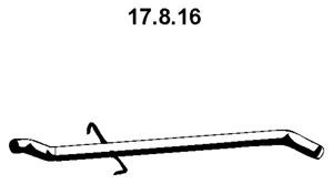 EBERSPÄCHER 17.8.16 išleidimo kolektorius 
 Išmetimo sistema -> Išmetimo vamzdžiai
77 00 844 704